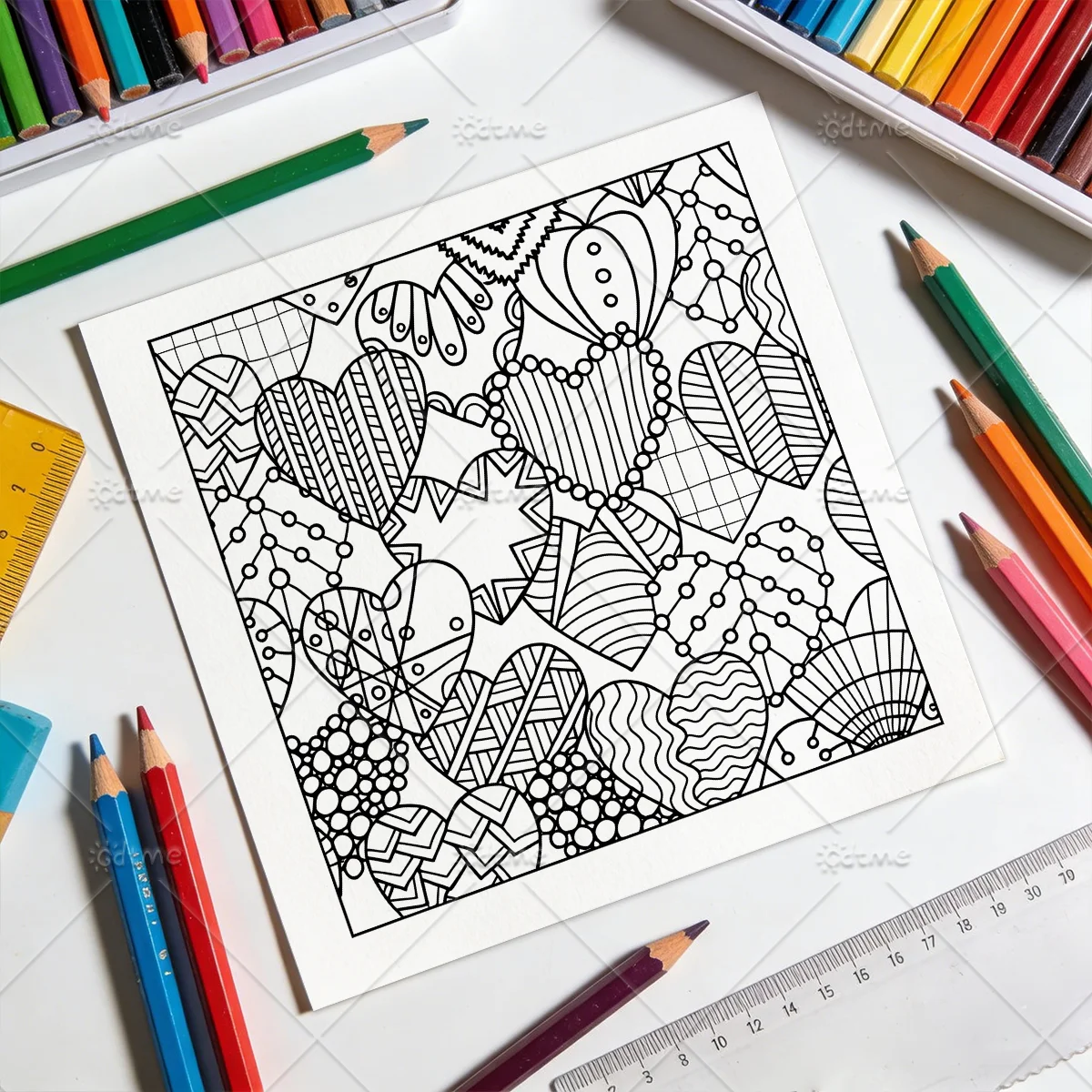 STRESS-ABWEHRENDE Malbücher für Erwachsene und Jugendliche mit niedlichen, gemütlichen täglichen Aktivitäten zur Entspannung (Cozy Spaces Coloring) – Detail 5