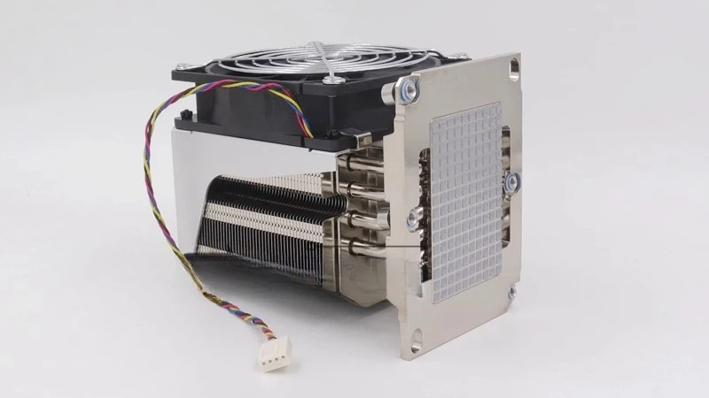 5,6 copper tube square rectangular LGA3647 side blowing server CPU radiator reflow soldering
