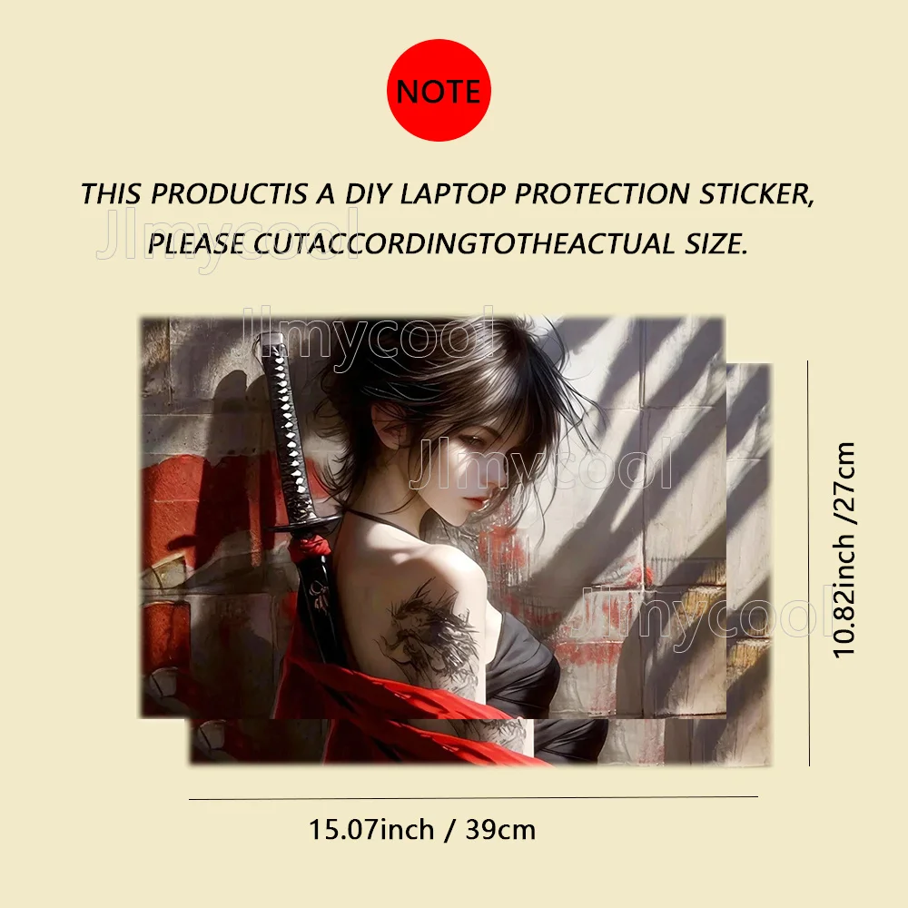 2 Pack Pattern Laptop Art Decal Case Universal Laptop Skin Sticker for Laptop Refrigerator Decor Decal Sticker