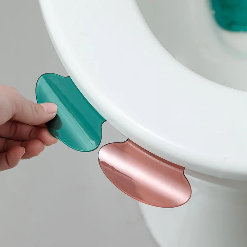 Portable Transparent Toilet Seat Lifter Toilet Lifting Device Avoid Touching Toilet Lid Handle WC Accessories