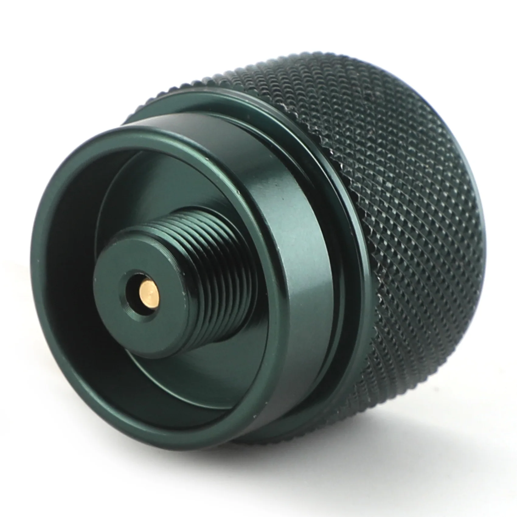 Home Outdoor Stove Long Cylinder Round Adapter Long Flattened Gas Converter Card Lock with Auto Shut-off Function