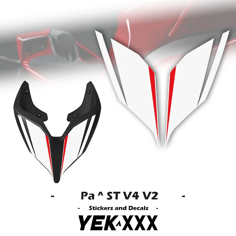 

New Motorcycle Rear Hump Fairing Shell Sticker Decal For Ducati Streetfighter V4 V4S Panigale V2 V4 V4R V4SP