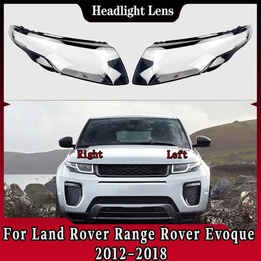 

Для Land Rover Range Rover Evoque 2012 2013 2014 2015 2016 2017 2018, прозрачная крышка фары, замена оригинального абажура