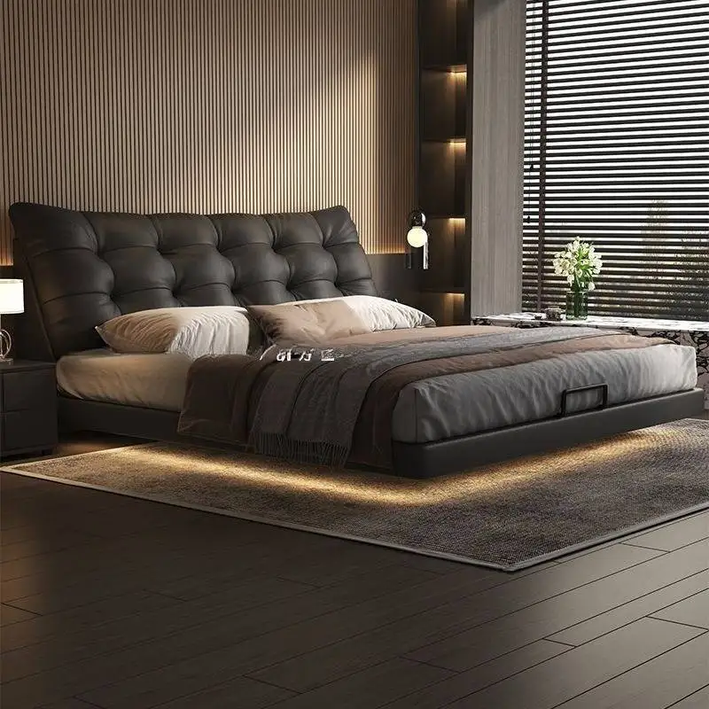 Wooden Bedding Extension Bed Headboards Nordic Accessories Luxury Bedrooms Bed Loft Platform Camas Matrimoniales Furniture
