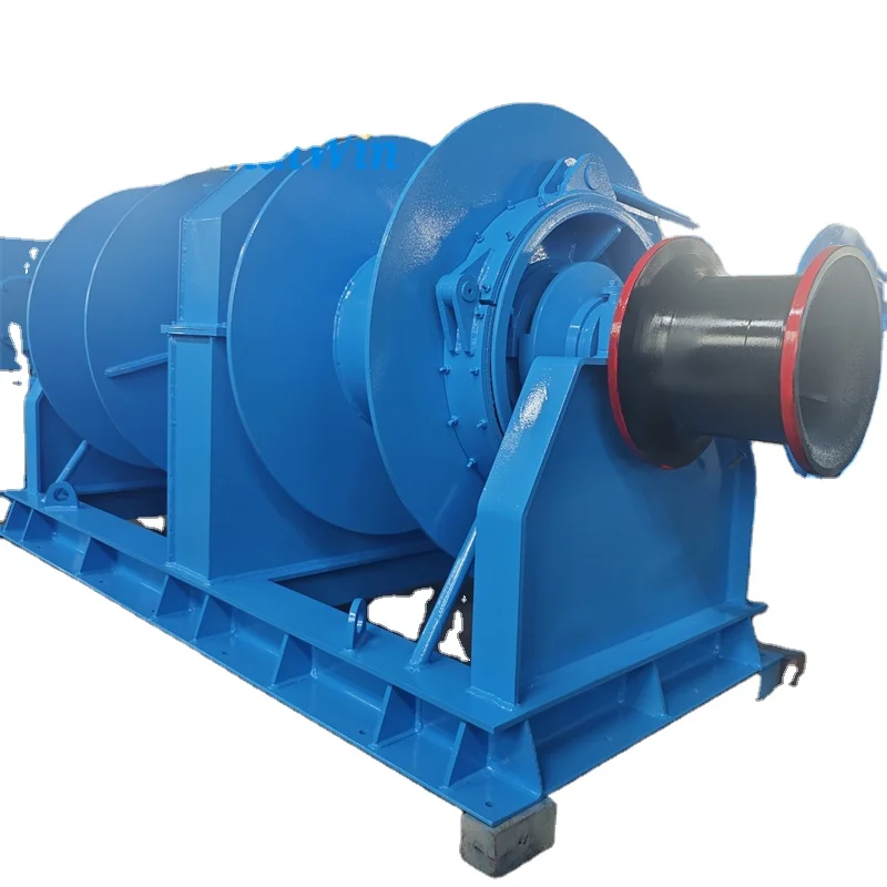 Customized Electric or Hydraulic Cable Mooring or Pulling Winch for Sale