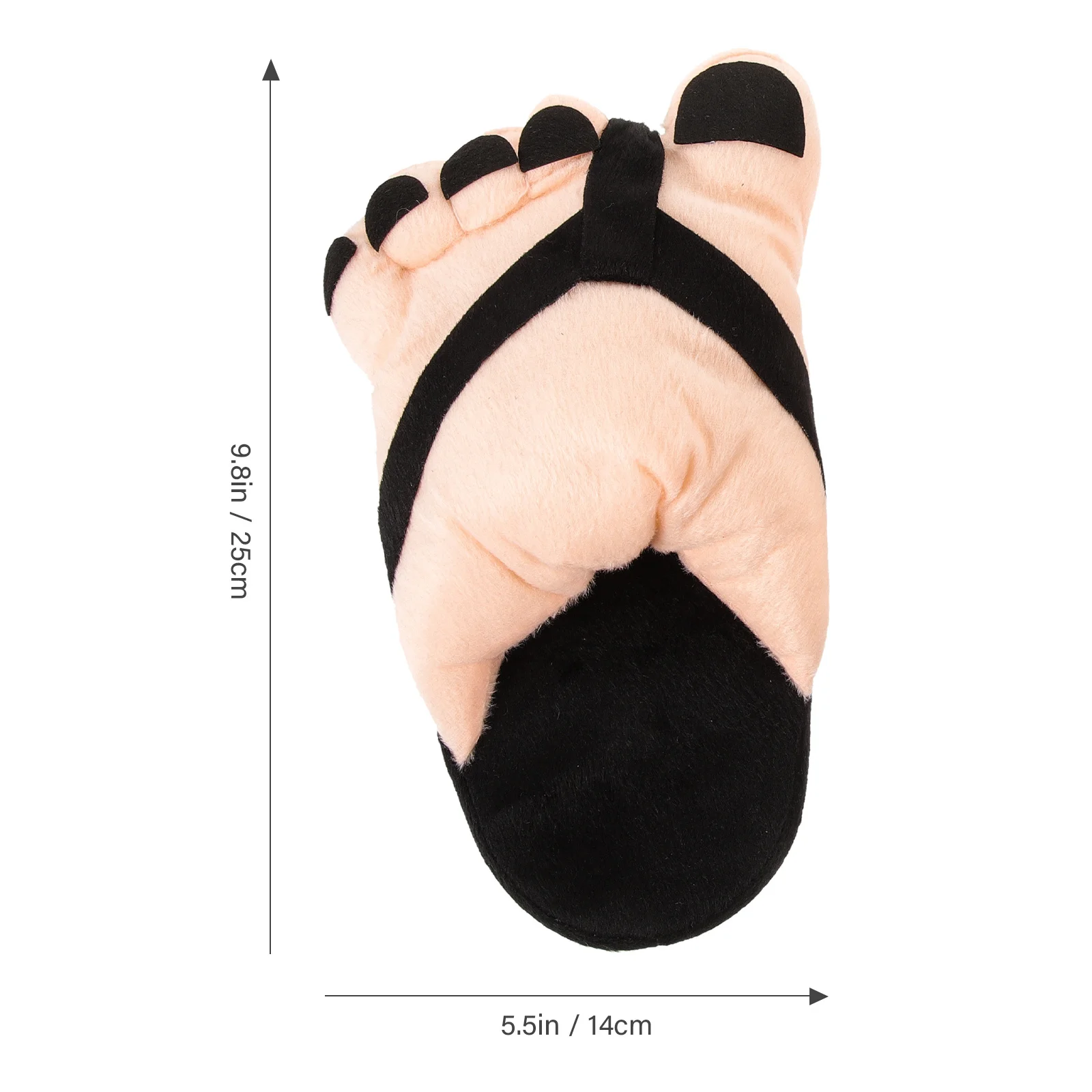 1Pair Giant Feet Costume Slippers for Role Playing Parties Long Service Life Washable Material Halloween Decor Masquerade Party