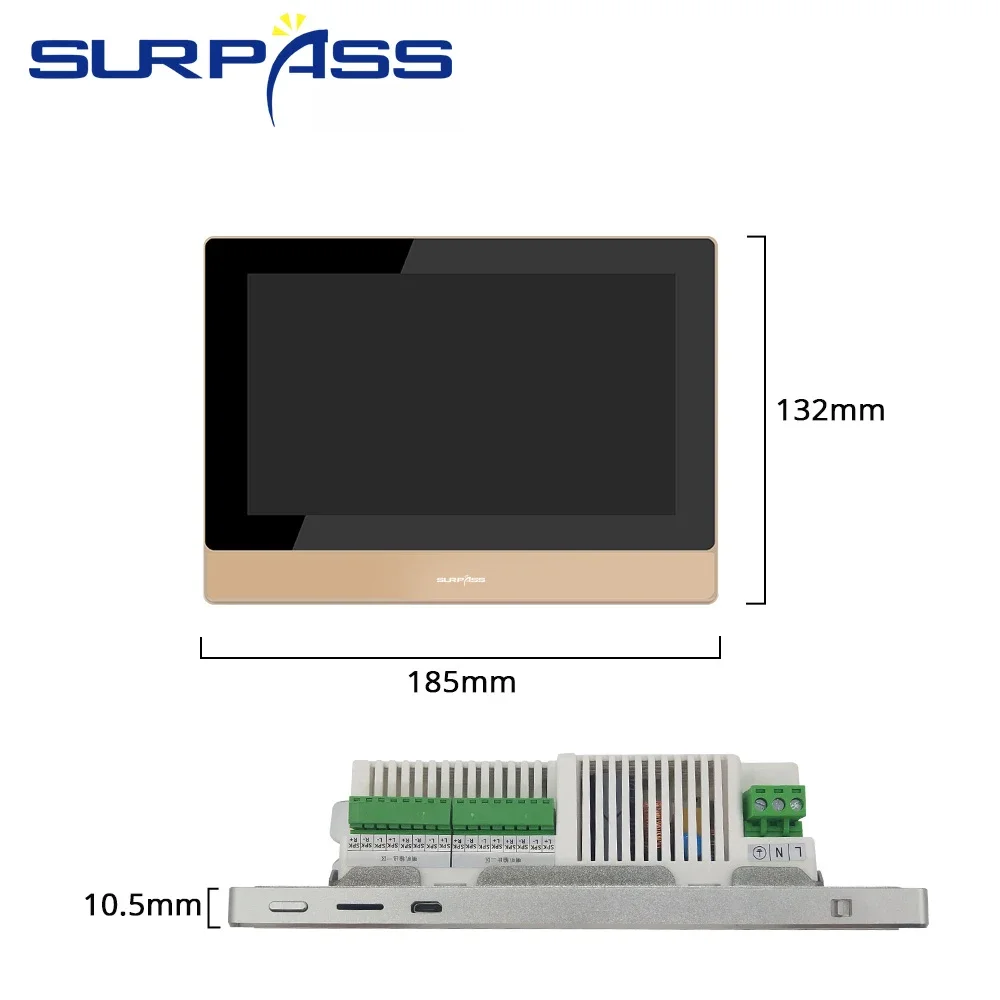 Sistema de Karaoke de Audio inteligente para el hogar, altavoz amplificador multizona con micrófono, de 7 pulgadas pantalla táctil HD, Wifi, Hifi