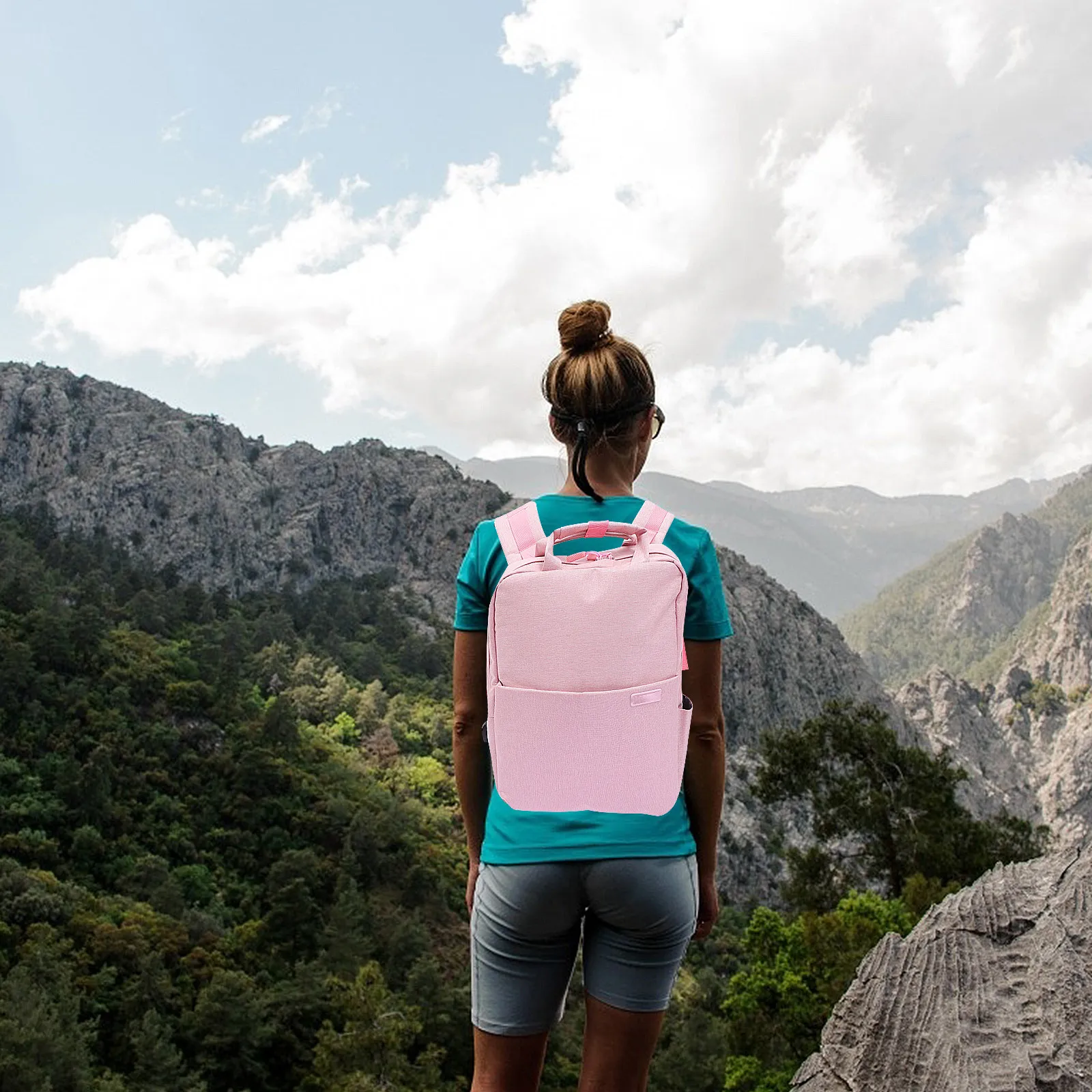 1Pcs Laptop Backpack Computer Storage Bag Large Capacity Waterproof Shoulder Bag Travel School Business Outdoor Travel