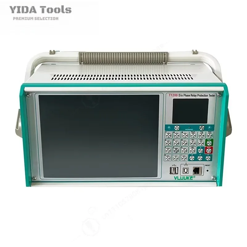 YIDA Six Phase Secondary Injection Relay Protection Tester Kit 0.2% Accuracy IP67 Waterproof
