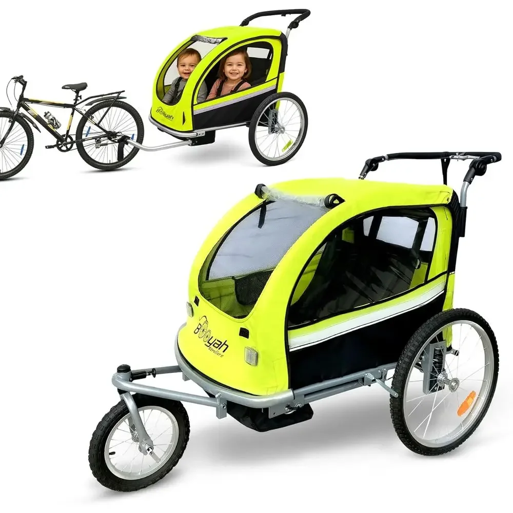 Child Bicycle Trailer and Stroller Combo
