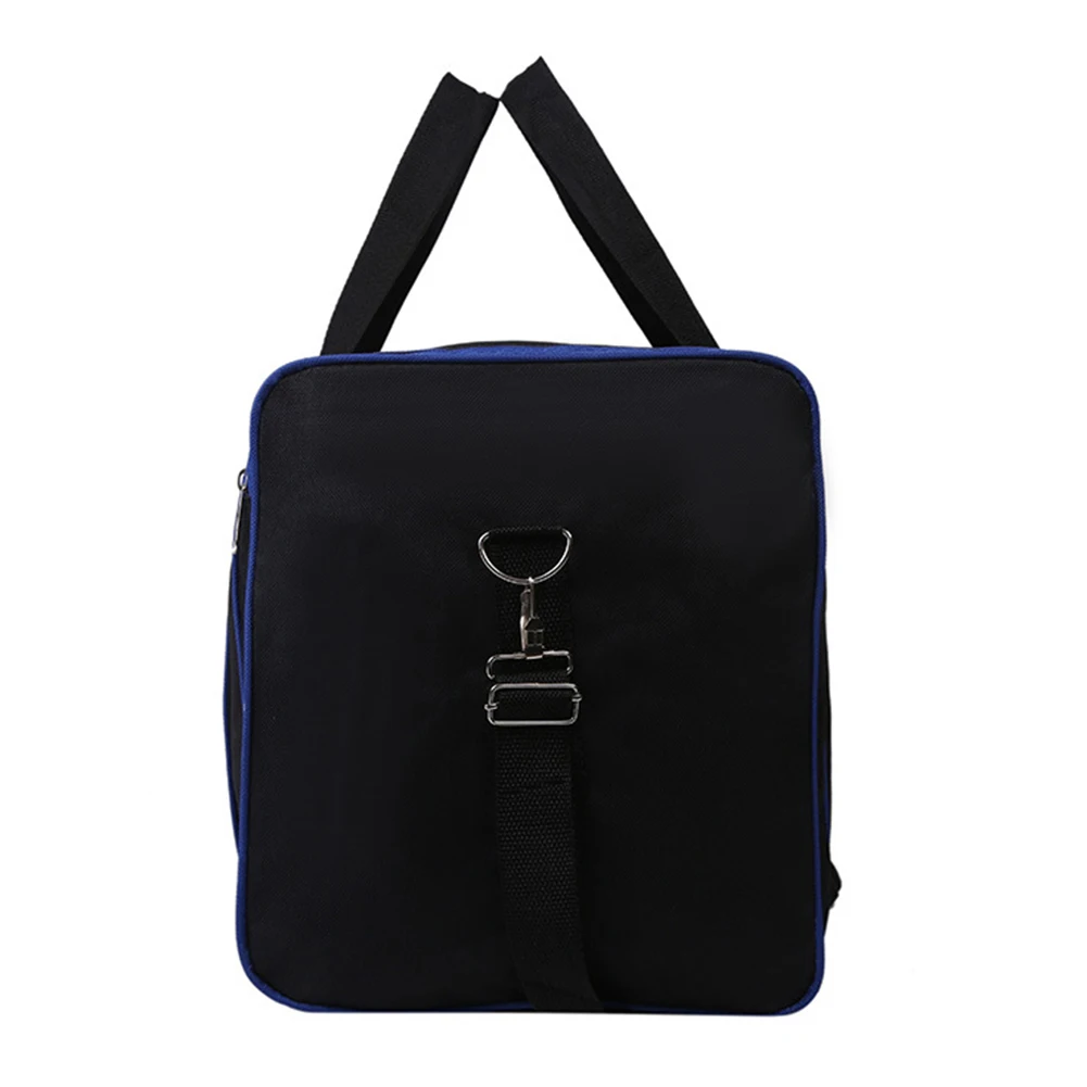Oxford Fitness Bag Waterproof Sports Backpack Multifunctional Wear-resistant Adjustable Shoulder Strap with Zipper for Men Women