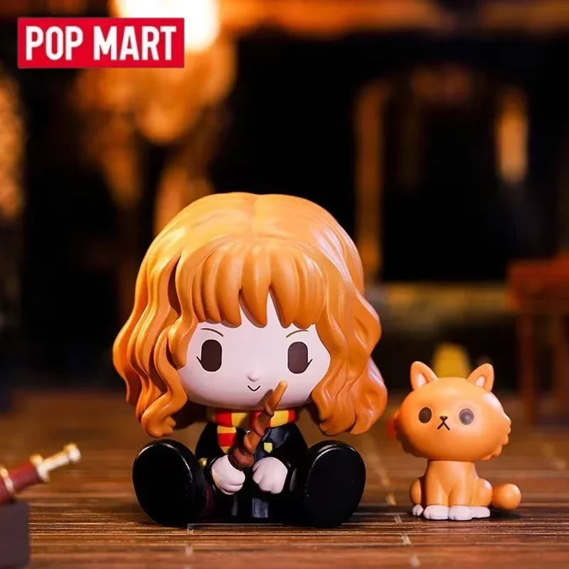 POPMART هاري بوتر الساحرة العالم الحيوانات سلسلة صندوق أعمى اللعب Kawaii أنيمي عمل الشكل Caixa Caja مفاجأة حقيبة الغموض