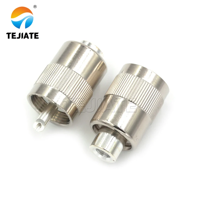 1pcs uhf männlich und weiblich stecker UHF-J/k/jw/kf flansch quadrat für rg58/rg142/rg136 kabel konverter