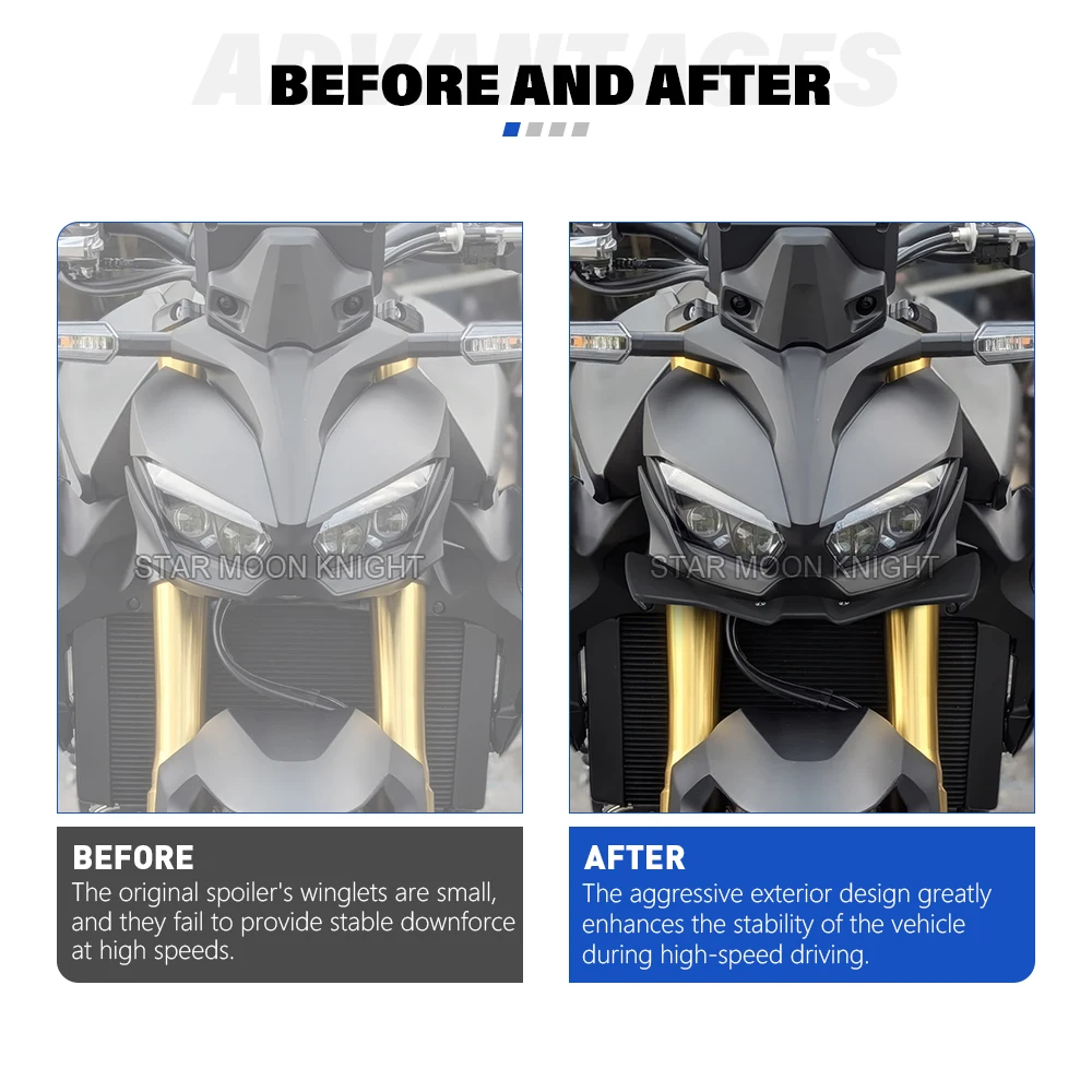 Front Spoiler For Honda CB 1000 Hornet SP 2025- Motorcycle Sport Downforce Naked Forntal Spoilers Aerodynamic Wing Deflector