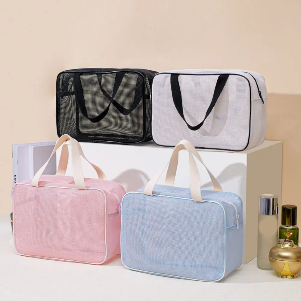 New Portable Large-Capacity Toiletry Bag with Multiple Color Options, Hand-Held Makeup Storage Bag, Travel and Business Trip Bathroom Organizer Bag