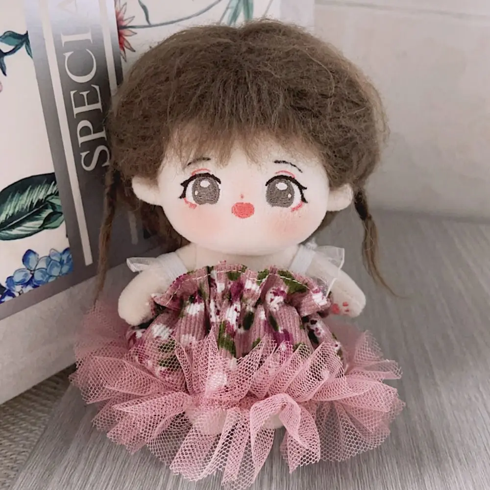 

1 комплект, юбка принцессы, 10 см, хлопковая кукольная одежда, аксессуары для игрушек, наряд, хлопковая кукла, платье, разноцветное мини
