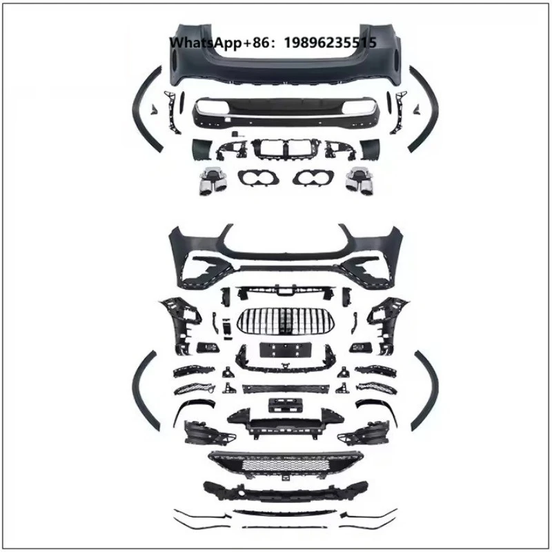 High Quality AMG53 Body Kit for 2019+ GLE W167 Models Upgrade Bumpers Grille Exhaust Pipe-Manufactured