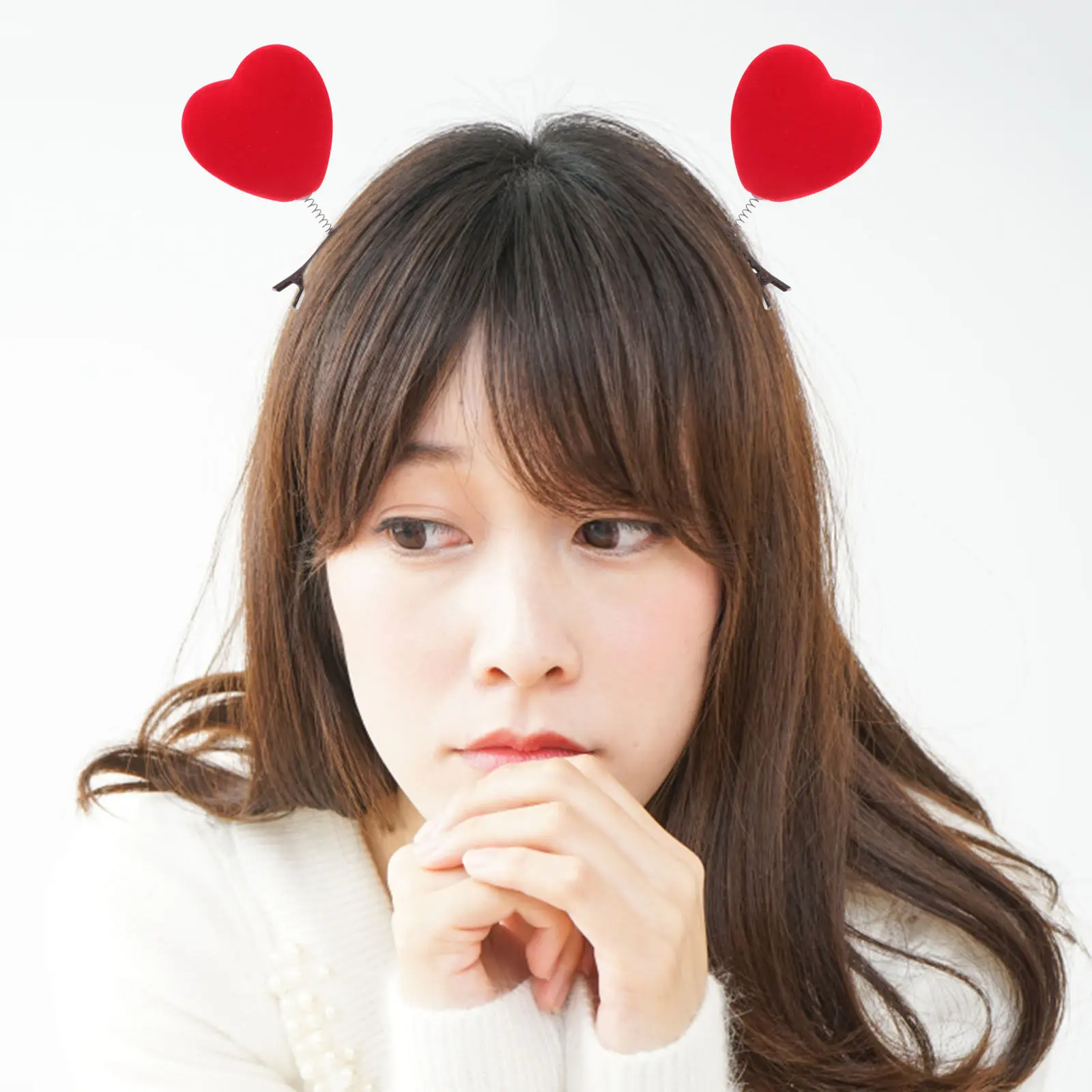 

10 шт. очаровательных заколок для волос в форме сердечек для девочек, стильные и надежные аксессуары для волос для вечеринок, дней рождения, Рождества