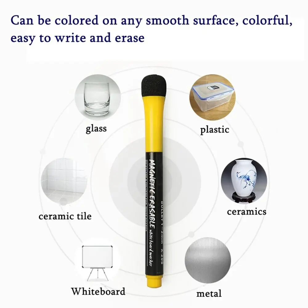 Dust Free Glass Window Painting Led Board Writing Art Marker Pen Whiteboard Pen Liquid Chalk Pen Highlighters