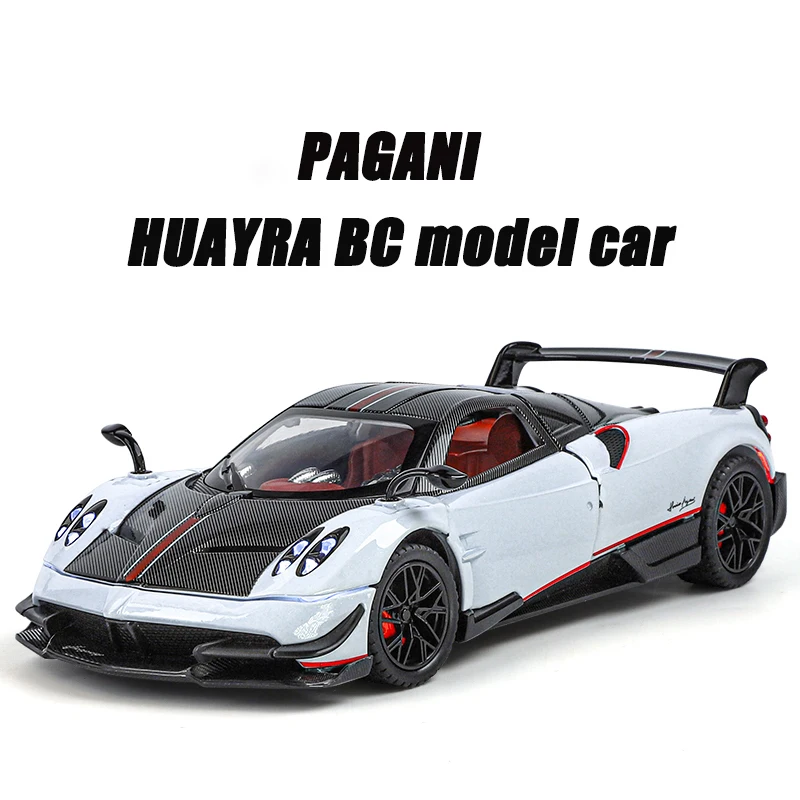 1:24 Huayra high precision alloy model pull-back vehicle supercar boy collection value recommend  birthday gift