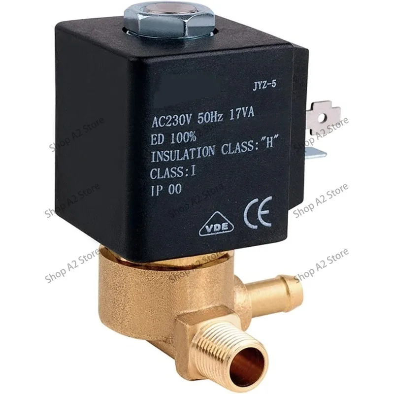 JYZ-5 2/2 Way AC 230V 50Hz G1/8 Normally Closed Electromagnetic Solenoid N/C Gas Stream Generator