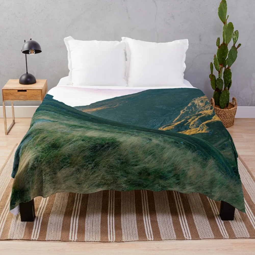 

Morning light in the great outdoor Alps Throw Blanket For Sofa Thin Tourist Flannels Blankets