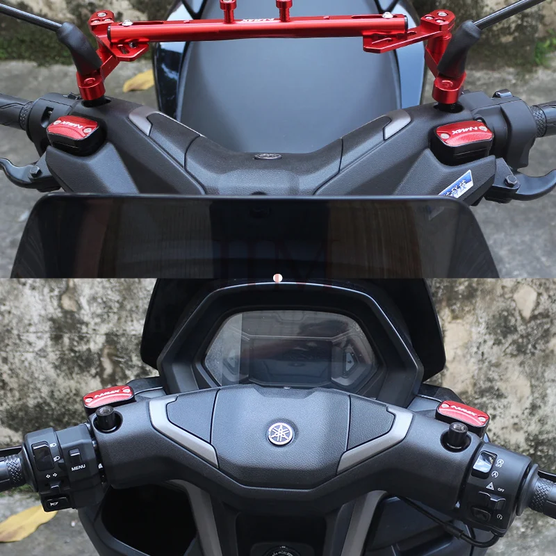 FOR YAMAHA NMAX155 NMAX125 NMAX 155 2020-2025 Motorcycle Front Brake Clutch Cylinder Fluid Reservoir Cover Accessories NMAX LOGO