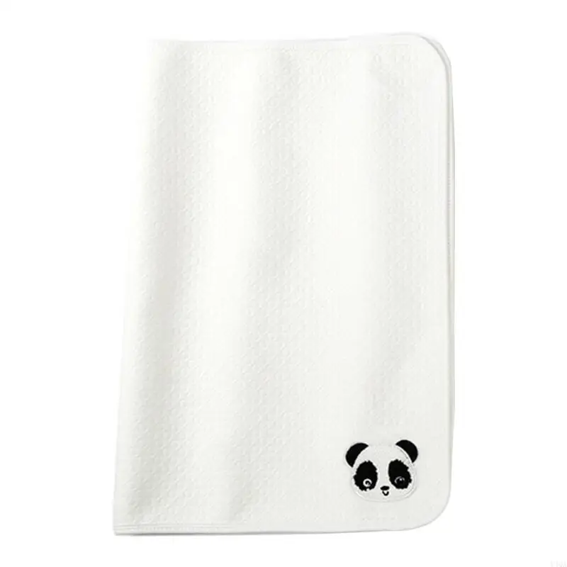 Y4QA Waterproof Cotton Diaper Changer Pad Cartoon Baby Changing Mat Newborn Cushion