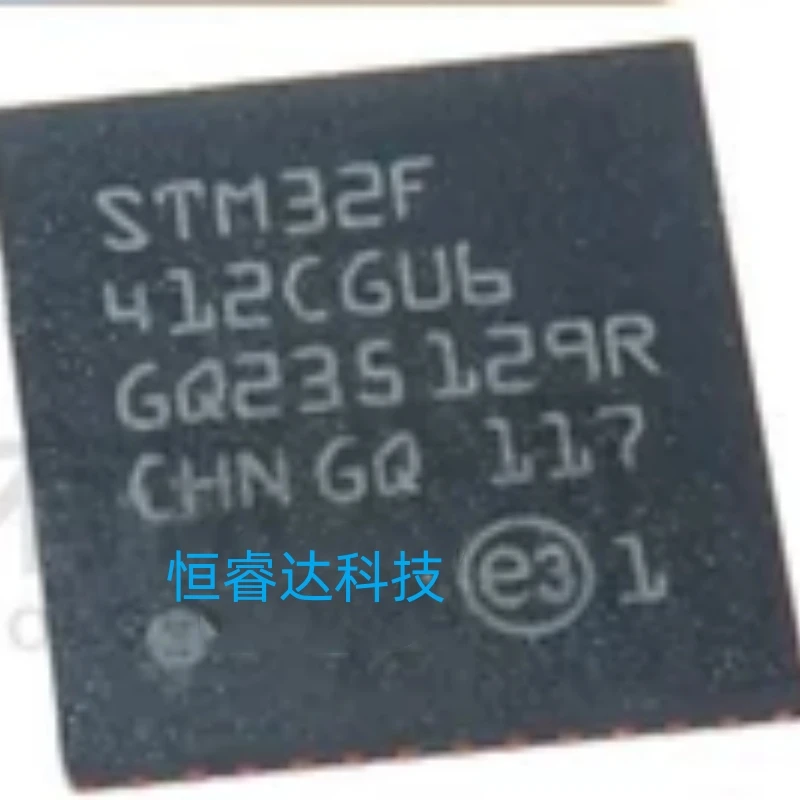 Free Shipping (10pcs-50pcs) STM32F412CGU6 STM32F412 QFN-48 IC In stock!