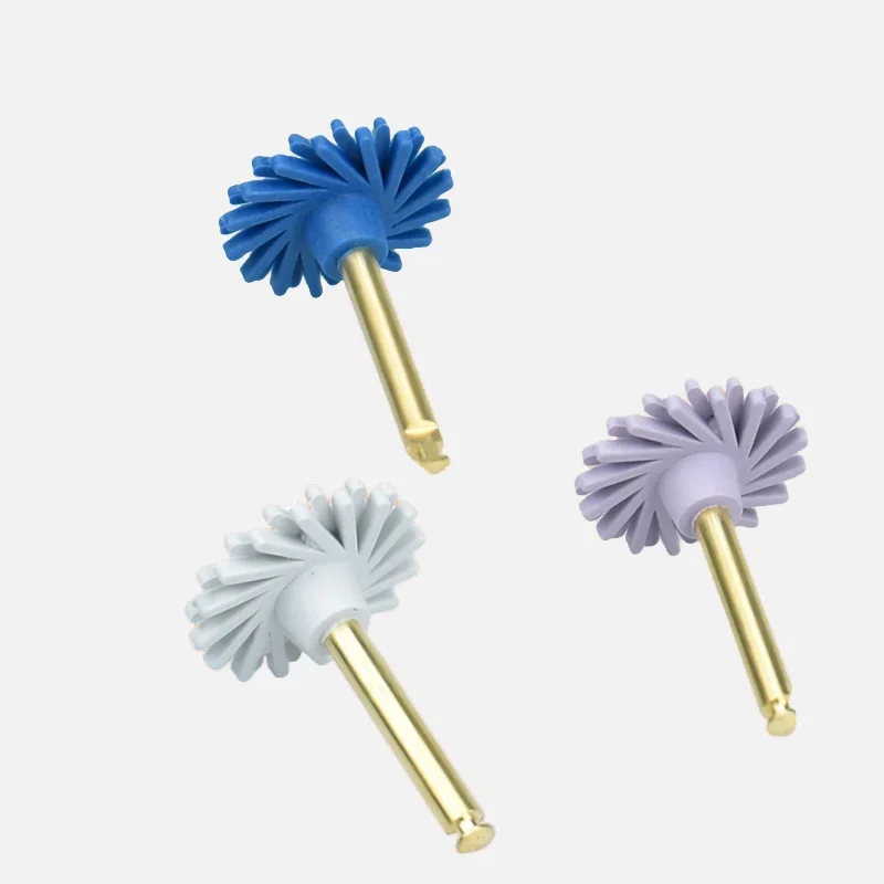 

Dental Rubber Polisher Composite Resin Polishing Disc Diamond System RA Disc 14mm Wheel Spiral Flex Brush Burs 3 Colors