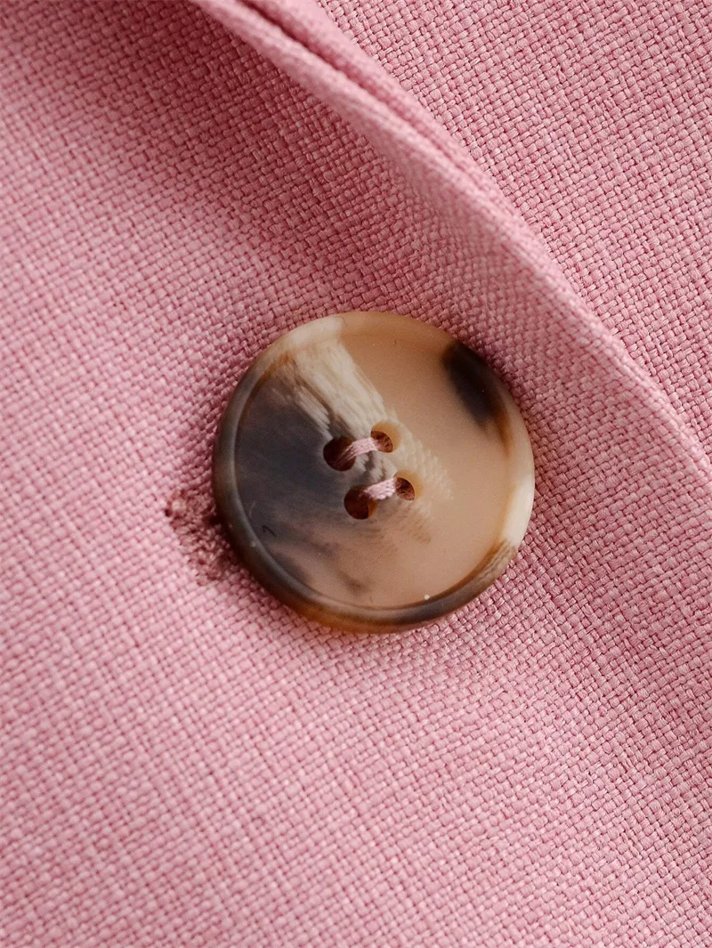 Women Blazer 2025 New Fashion Cool Pink Blazer for Women Lapels Ladies Blazer Top Casual Chic Women Coat