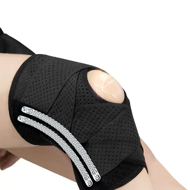 1PC Sports Kneepad  Women Pressurized Elastic Knee Pads Arthritis Joints Protector Fitness Gear Volleyball Brace Protector