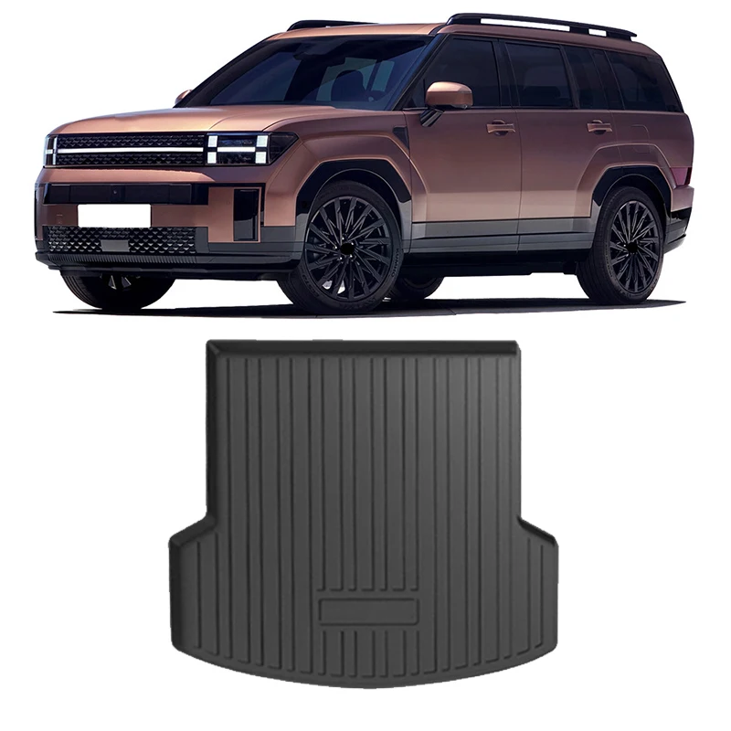 

Для Hyundai Santa Fe MX5 2024, защитная накладка из материала TPE для багажника, защита салона автомобиля