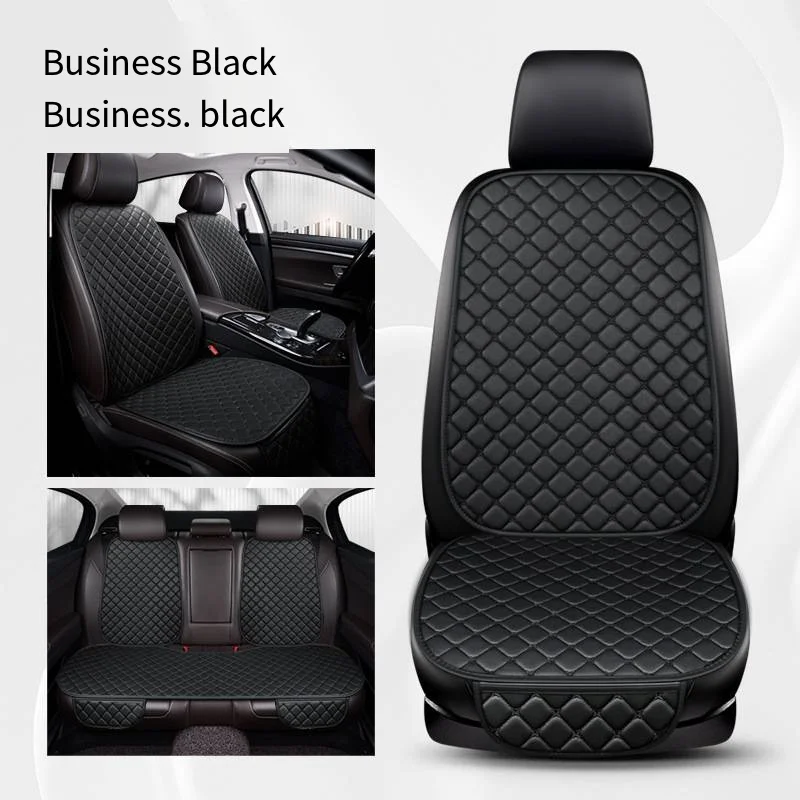 Universal Car Seat Cover PU Leather Waterproo Seat Cushion Auto Chair Protective Cover Auto Protector Pad with Storage Pocket