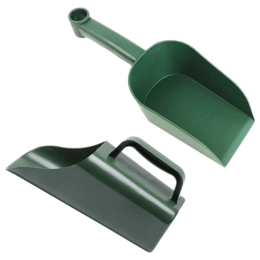 

2Pcs Garden Soil Scoop Hand Shovel Plastic Lightweight Portable Multi-Functional Useful Design Excellent