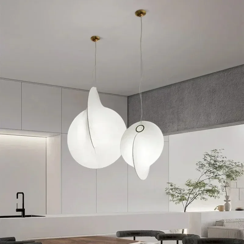 Art Curve Design Led Pendant Lights for Living  Dining Room Food Tables Bedroom Designer Chandelier Home Decor Light Fixture