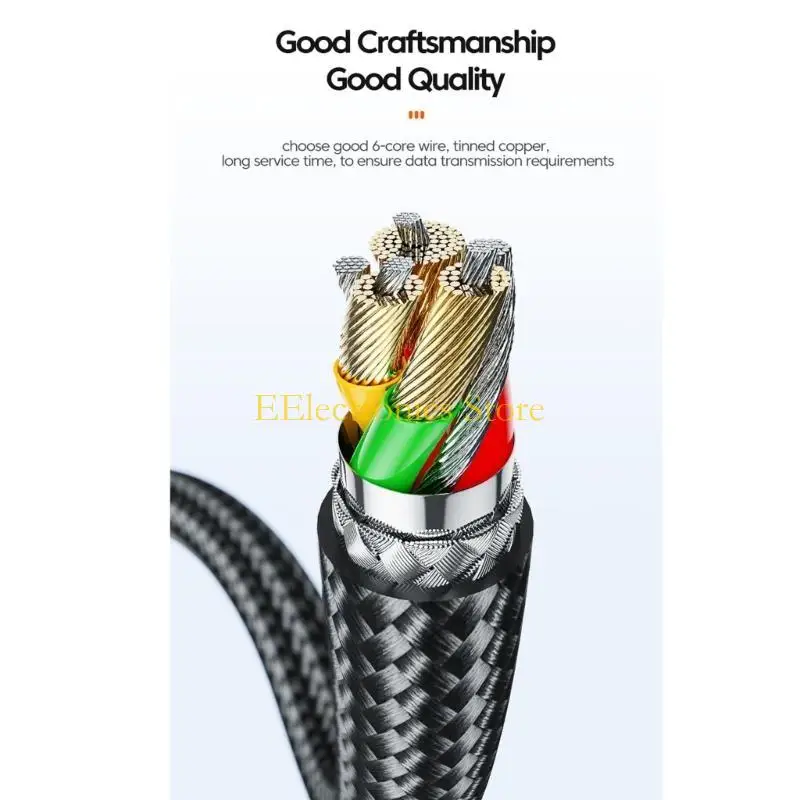 B03C 100W USB C إلى USB Type C Cable USBC PD FASTRAGER CORD CALL USB C Type-C