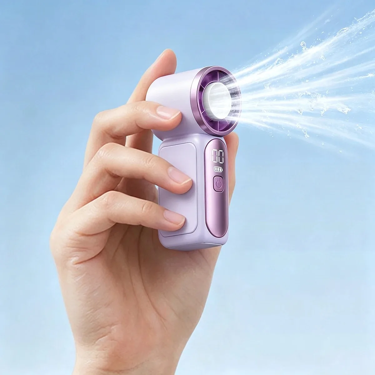 Mini Fan Handheld Portable Outdoor Small Fan 5-speed Adjust Ultra Mini Fan Type-C Rechargeable Home Office Summer Cooling Fans