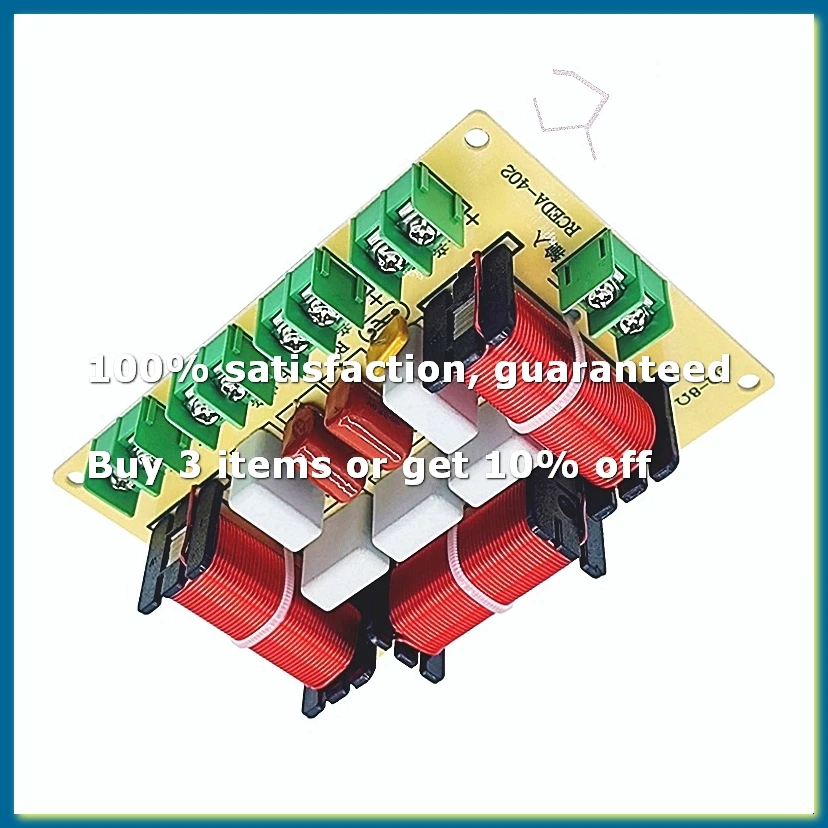 200W 4 Way Crossover Audio Speaker Crossover Dual Bass + Midrange + Treble Frequency Divider KTV Professional Crossover-DT30