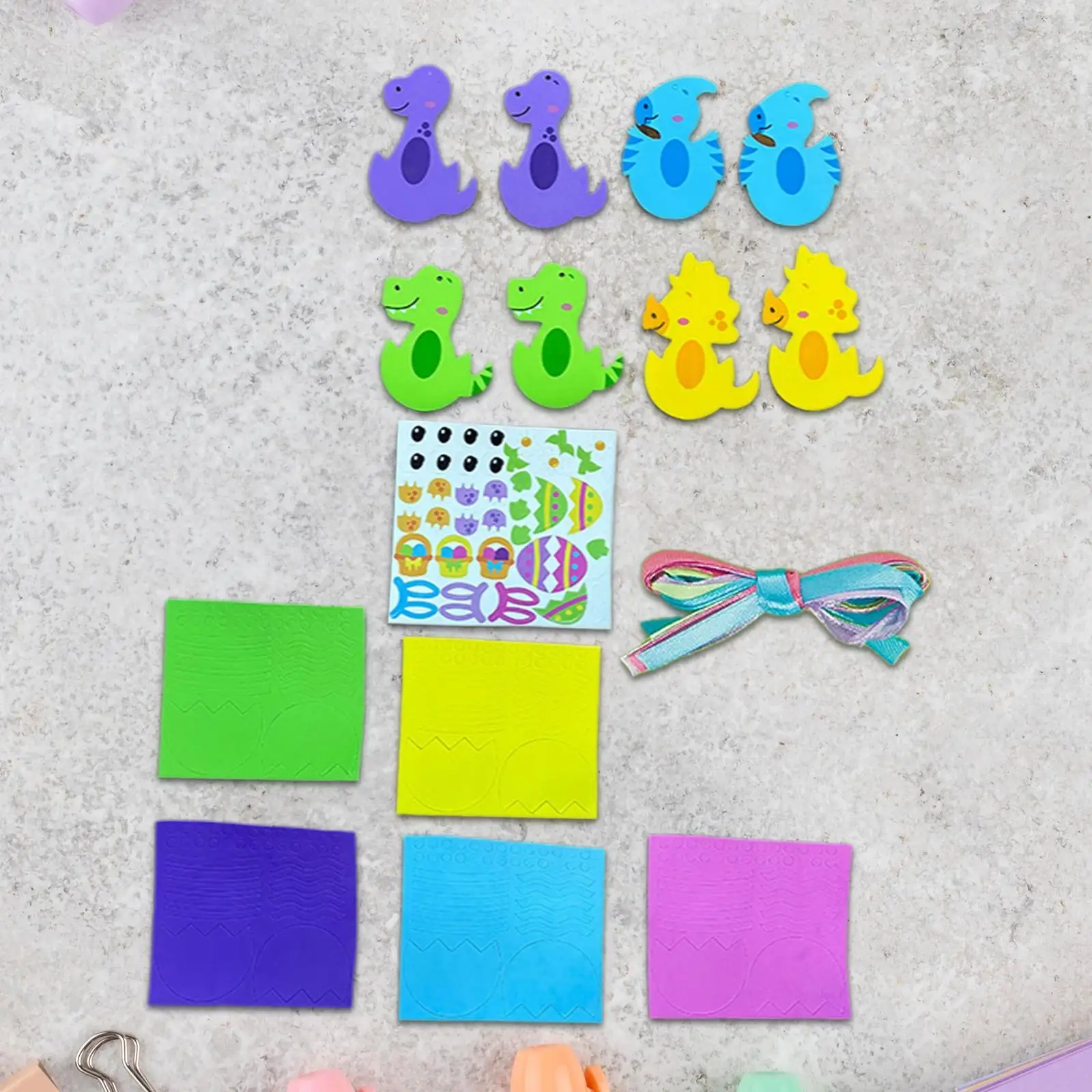 Ostern Aufkleber Spiele Aufkleber Schaum Aufkleber Dinosaurier Aufkleber DIY Ostereier
