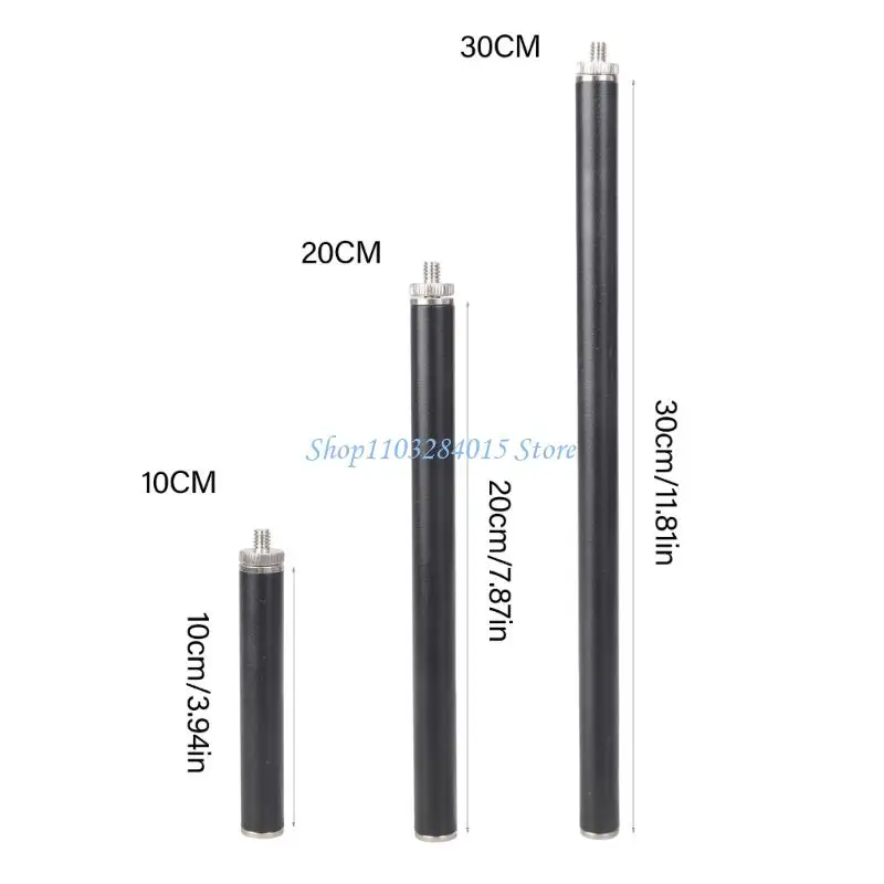 R6FF Female to Male Thread Camera Extension Mount 1/4 Inch Extender for Action Camera Microphones Tripod Accessories