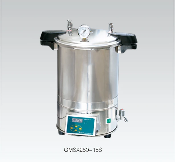 24L(レベルアップタイプ) ポータブルオートクレーブ滅菌器 研究室用医療用高圧蒸気滅菌器