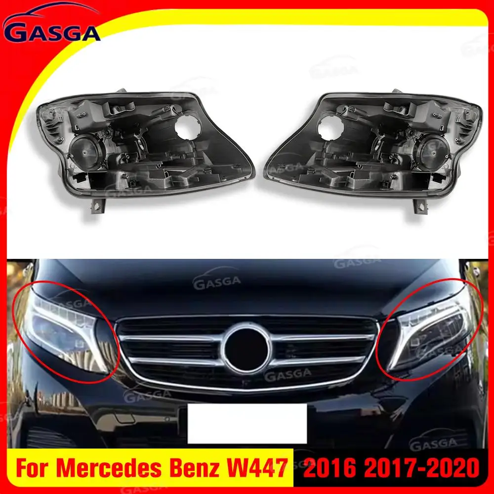 For Mercedes Benz Vito V260 W447 2016-2020 Car Headlight Base Headlamp Base Lamp Back Casing Bottom Car Accessories