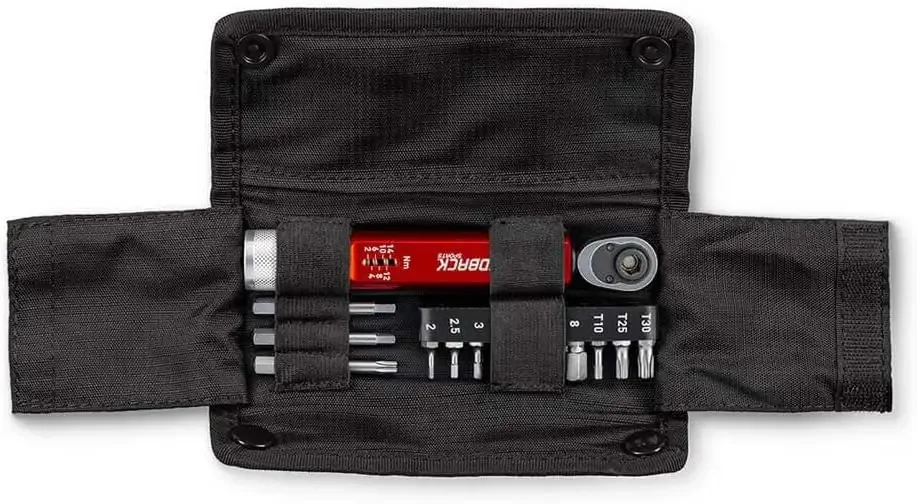 Sports Range Click Torque Wrench Set | Adjustable Torque Bit Driver [2-14Nm]| 13 S2 Steel Hex & Torx Bits| TPU Protective Carryi