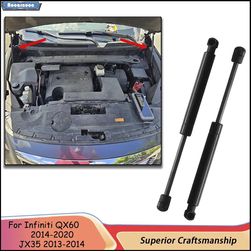 

For Infiniti QX60 2014-2020 JX35 2013-2014 2Pcs Car Front Hood Lift Support Struts Gas Spring Damper