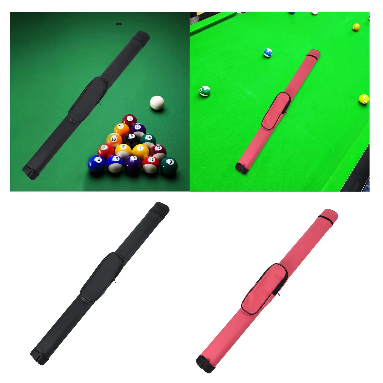 

Billiards Pool Cue Case for 1/2 Billiard Stick Pool Table Accessories Holder