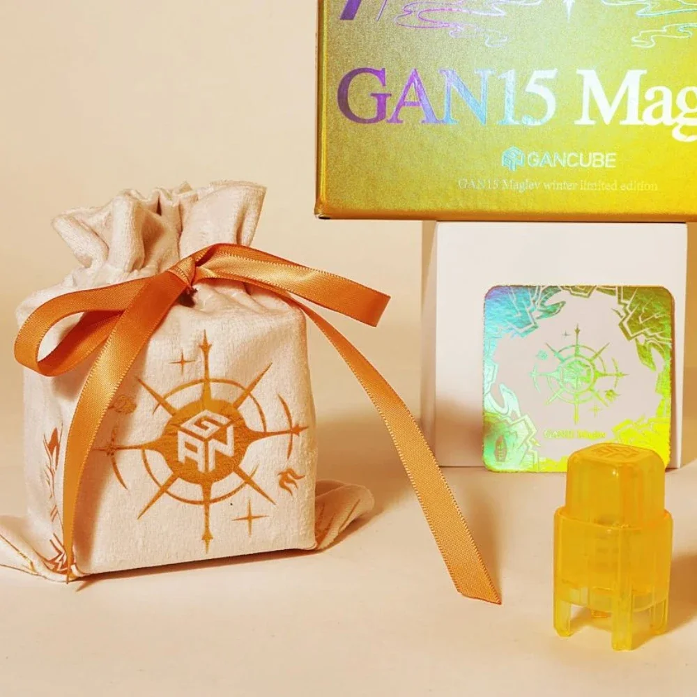 Gan 15 Maglev – Cube de vitesse magnétique UV, édition limitée, Collection magique, sans autocollant, professionnel, hiver 2024