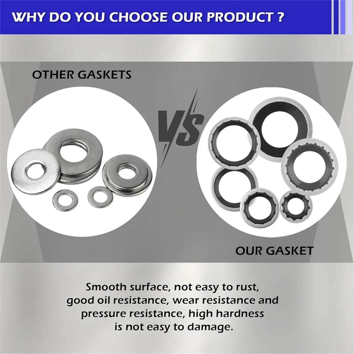A549K AC O Ring Kit Contains 30 Sizes,A/C O Ring Assortment Kit with 54PCS Rubber Gasket & 85PCS Spacers for Seal Improvement SU