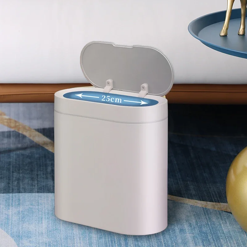 7/8L Smart Induction Trash Can Automatic Intelligent Sensor Dustbin Electric Touch Trash Bin Kitchen Bathroom Bedroom Garbage