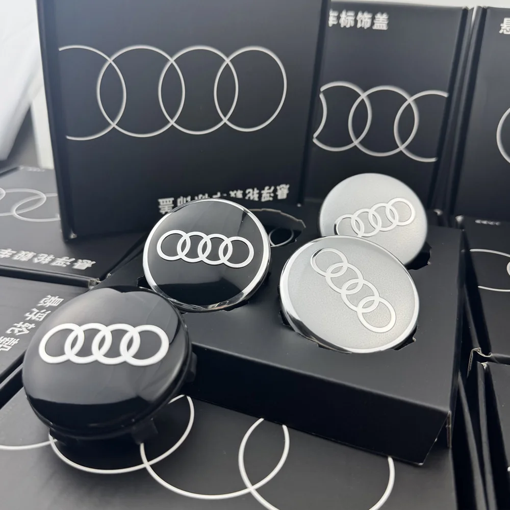 

For Audi A1 A2 A3 A4 A5 A6 A7 Q2 Q3 Q4 Q5 Q7 S3 S4 S5 S6 S7 TT 4pcs 60mm 61mm 68mm 69mm Car Floating Wheel Center Cap Hub Covers